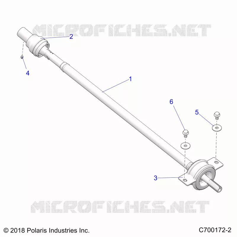 TREN, REAR PROP SHAFT