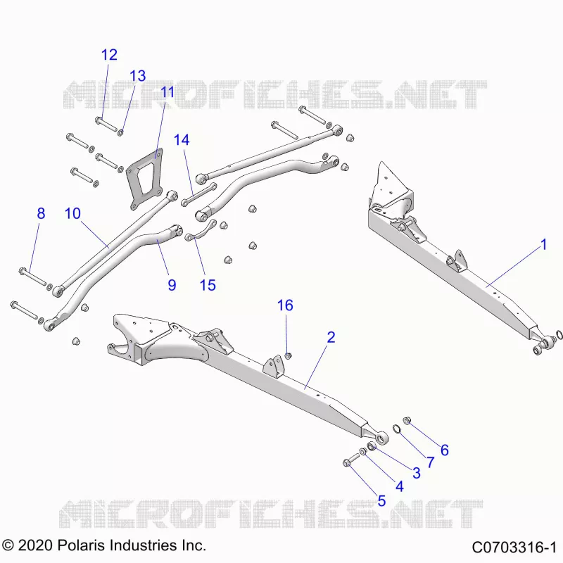 SUSPENSION TRASERA CONTROL ARMS
