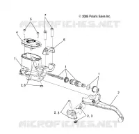 FRENO FRONTAL BRAKE LEVER AND CILINDRO MAESTRO