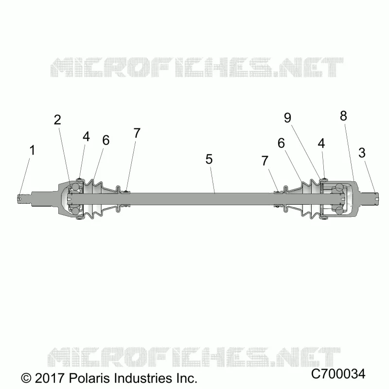 TREN, FRONT HALF SHAFT