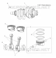MOTOR, CIGUEÑAL AND PISTÓN