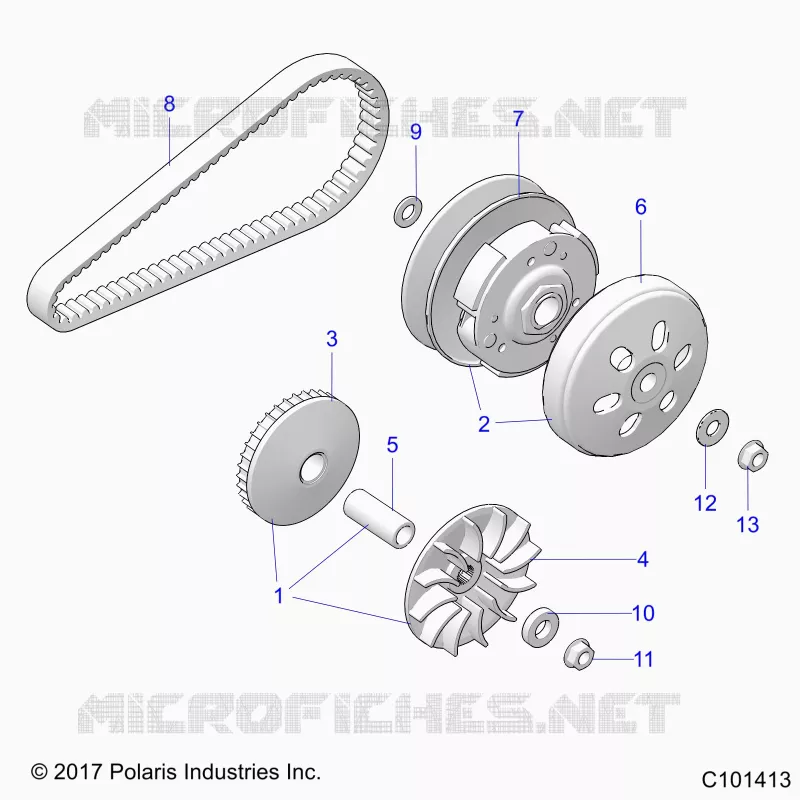 TREN, PRIMARY CLUTCH