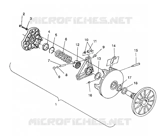 Embrague ASSEMBLY 440 / 0930760 and 440 SKS / 0930560 (4922932293023A)