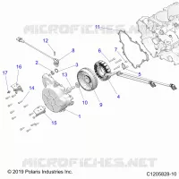 ENGINE, STATOR AND VOLANTE