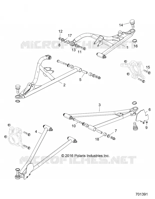 SUSPENSION DELANTERA CONTROL ARMS
