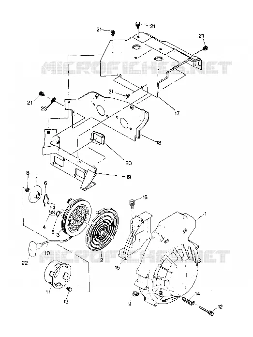 VENTILADOR CAJA/ARRANQUE DE RETROCESO Indy Lite GT (4920132013025A)