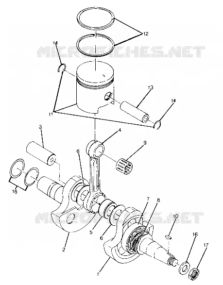 CIGUEÑAL AND PISTON ASSEMBLY (4917741774037A)