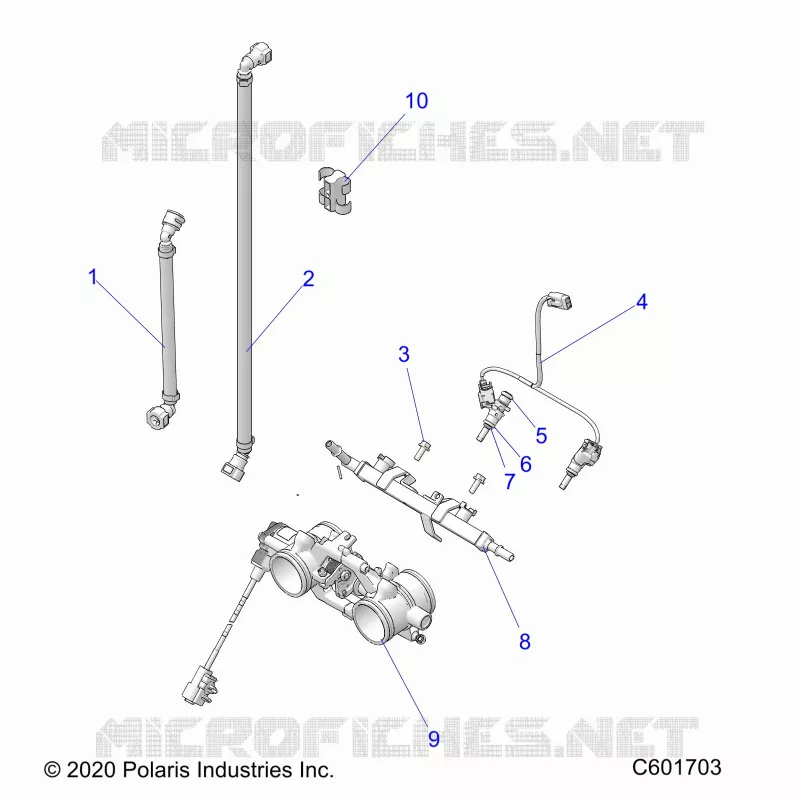 SISTEMA DE COMBUSTIBLE, RAIL, LINES AND THROTTLE BODY