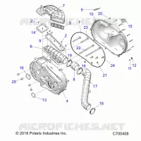 DRIVE TRAIN, TAPA DEL EMBRAGUE AND DUCTING