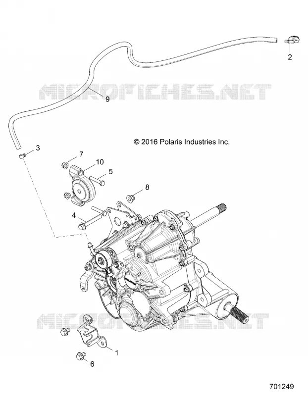 TREN, MAIN GEARCASE MOUNTING- Z18VHA57B2 (701249)