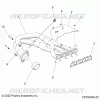 ENGINE, SISTEMA DE ESCAPE, HEADPIPE