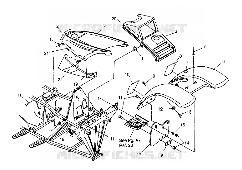 MONTAJE FRONTAL CAB Trail Blazer W947221 (4926832683A005)