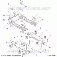 ASIENTO MOUNTING, FRONT
