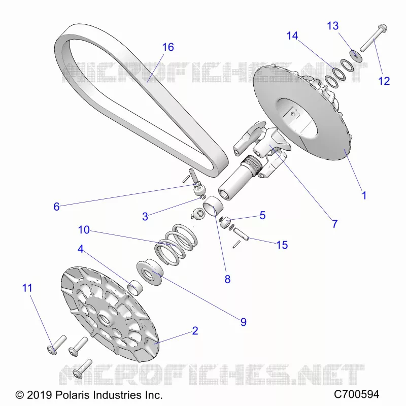 TREN, SECONDARY CLUTCH