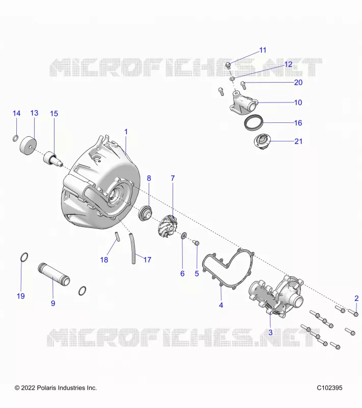 ENGINE, SISTEMA DE REFRIGERACIÃ“N AND WATER PUMP