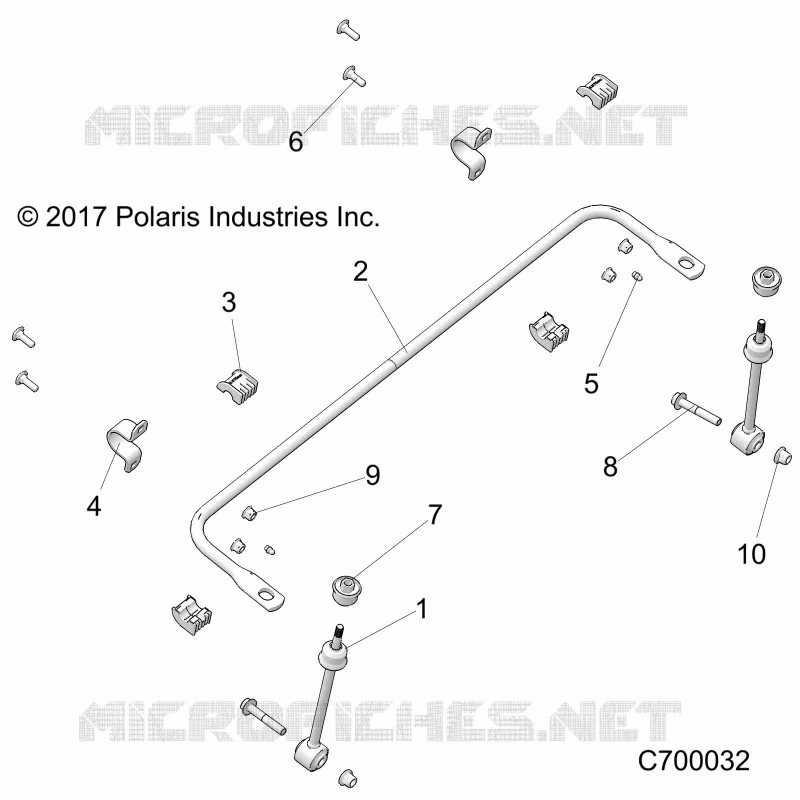 SUSPENSIÃ“N DELANTERA STABILIZER BAR- R19RSU99A9/AD/B9/BD (C700032)
