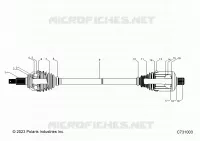 TREN, REAR HALF SHAFT