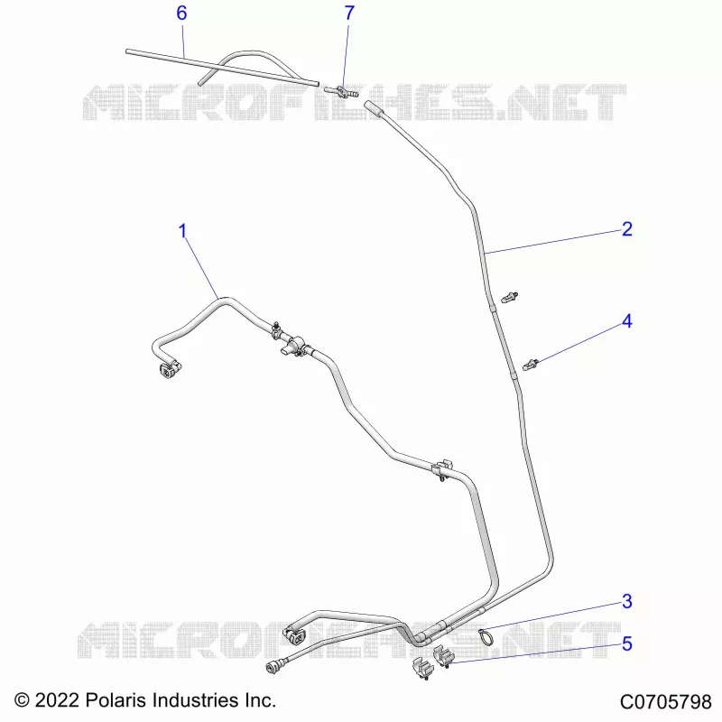 SISTEMA DE COMBUSTIBLES, FUEL LINES, STD.
