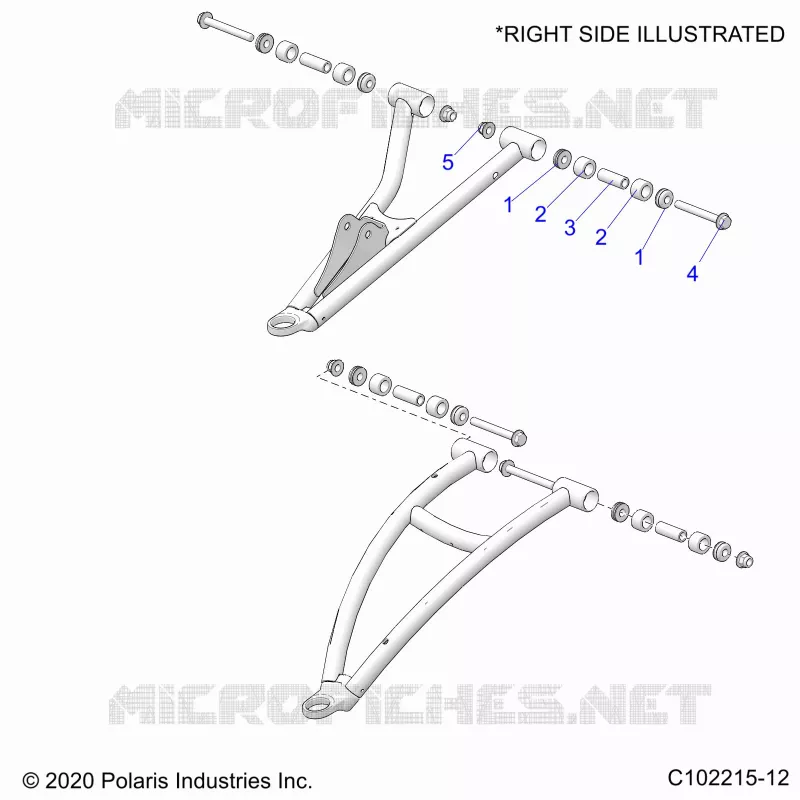 SUSPENSIÃ“N DELANTERA A-ARM, MOUNTING