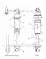 SUSPENSION, CHOQUE FRONTAL TRACK MONOTUBE
