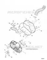 TREN, CLUTCH COVER AND DUCTING