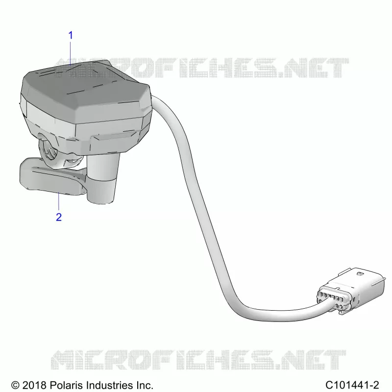 GOBIERNO, CONTROLS, THROTTLE ASM. AND CABLE