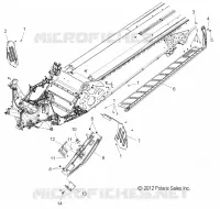 CHASIS, PROTECCIÓN DEL EMBRAGUE AND REPOSAPIÉSS (600/155 INCH)