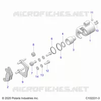 BRAKES, BRAKE PINZA FRENO TRASEIRA