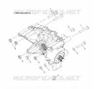 CAJA DE ENGRANAJES, MOUNTING, REAR