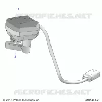 GOBIERNO, CONTROLS, THROTTLE ASM. AND CABLE