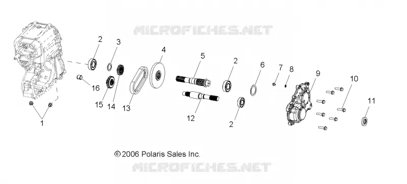 TREN, PRINCIPAL CAJA DE ENGRANAJES OUTPUT SHAFT