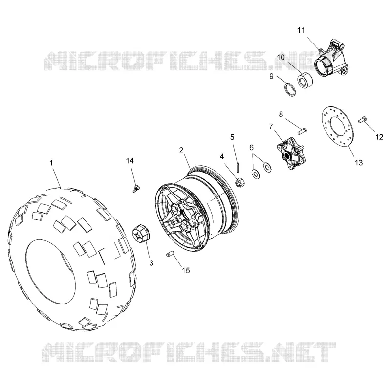 RUEDAS, REAR TIRE and FRENO DISC