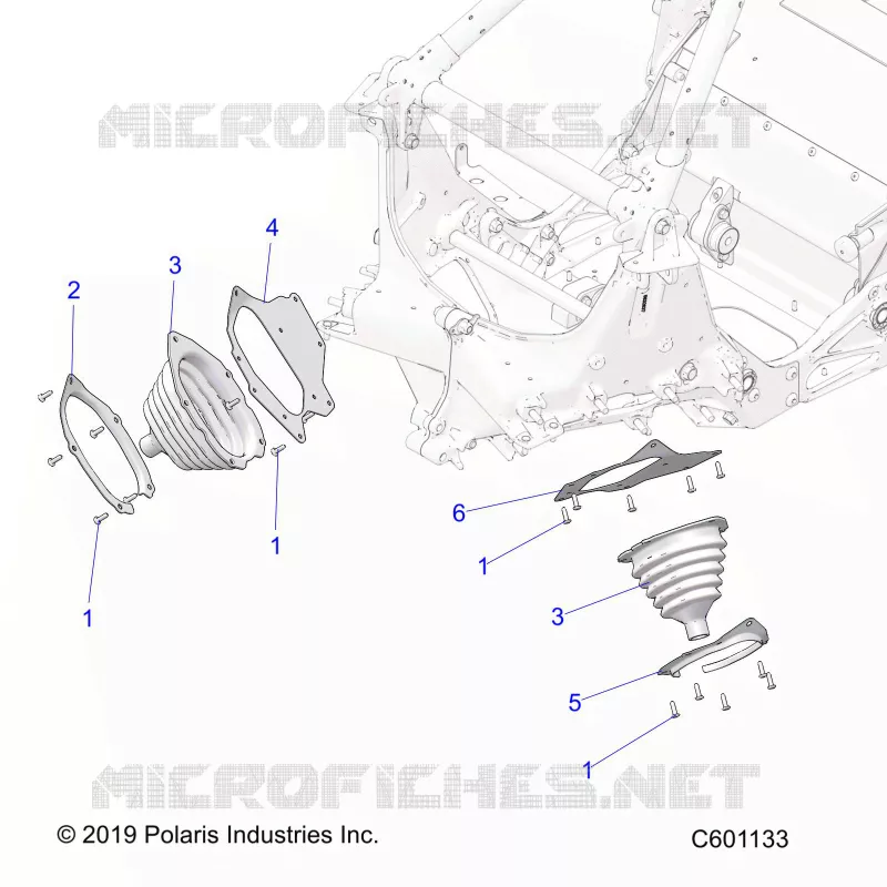 CHASIS, TIE ROD BOOT ASM.