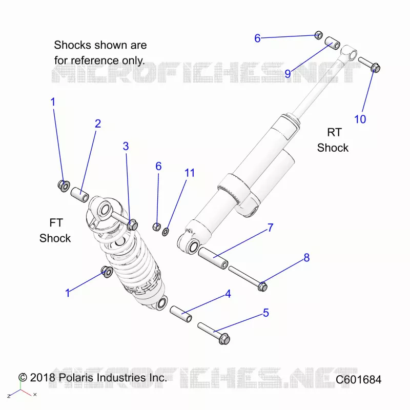 SUSPENSION, MONTAJE DE DESCARGA, REAR SUSP.