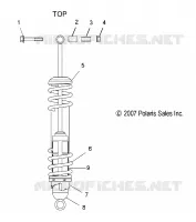 SUSPENSION, SHOCK TRASERO TRACK