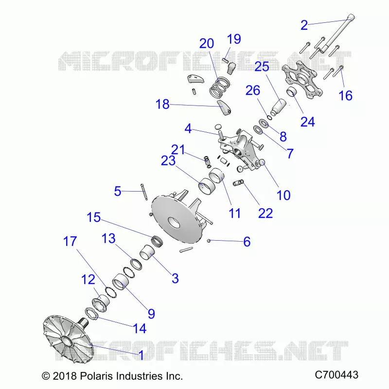 TREN, PRIMARY CLUTCH