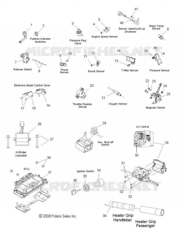 SENSORES, SWITCHES and COMPONENTS