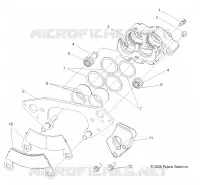 FRENO FRONTAL CALIPER (BUILT 11/5/13 AND AFTER)