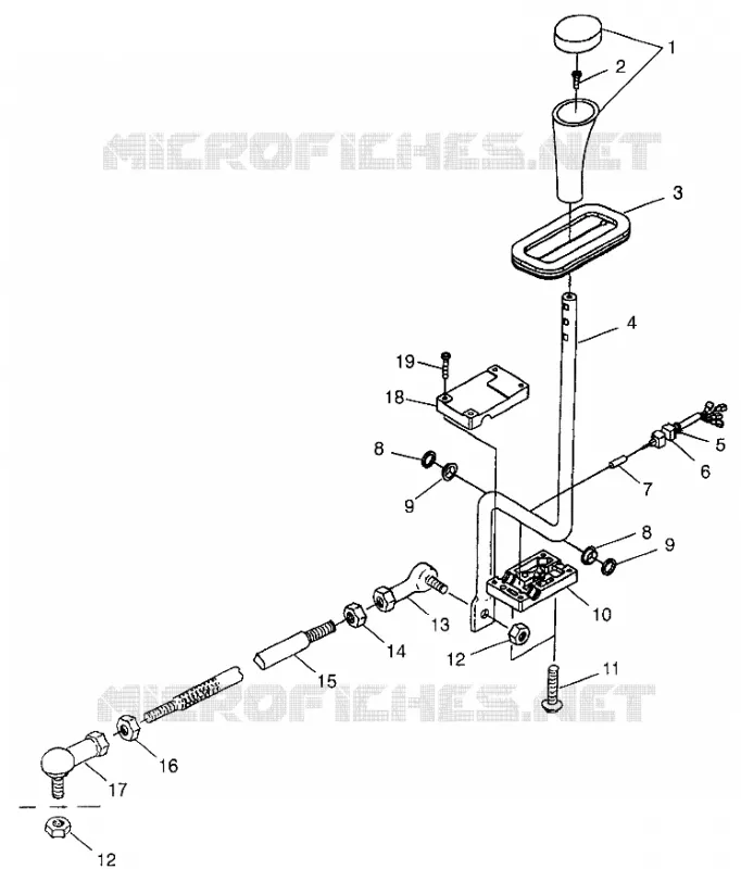 SELECTOR DEL TREN Scrambler 400 W98BC38C (4947254725C010)
