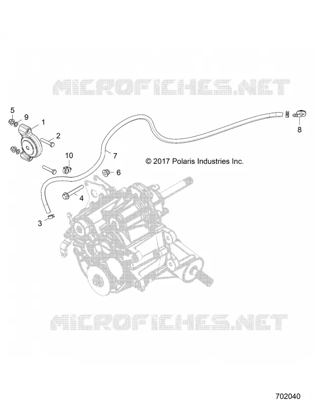 TREN, MAIN GEARCASE MOUNTING- Z18VHA57F2 (702040)