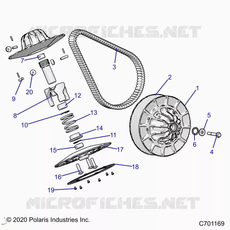 TREN, SECONDARY CLUTCH