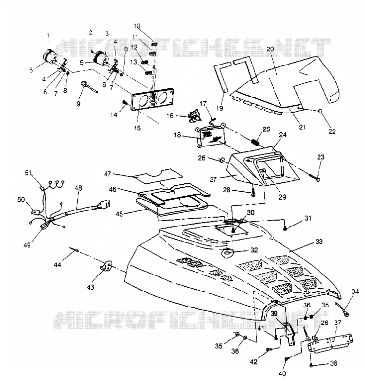 MONTAJE CAMPANA 600 XCR 0951676 (4929132913A010)