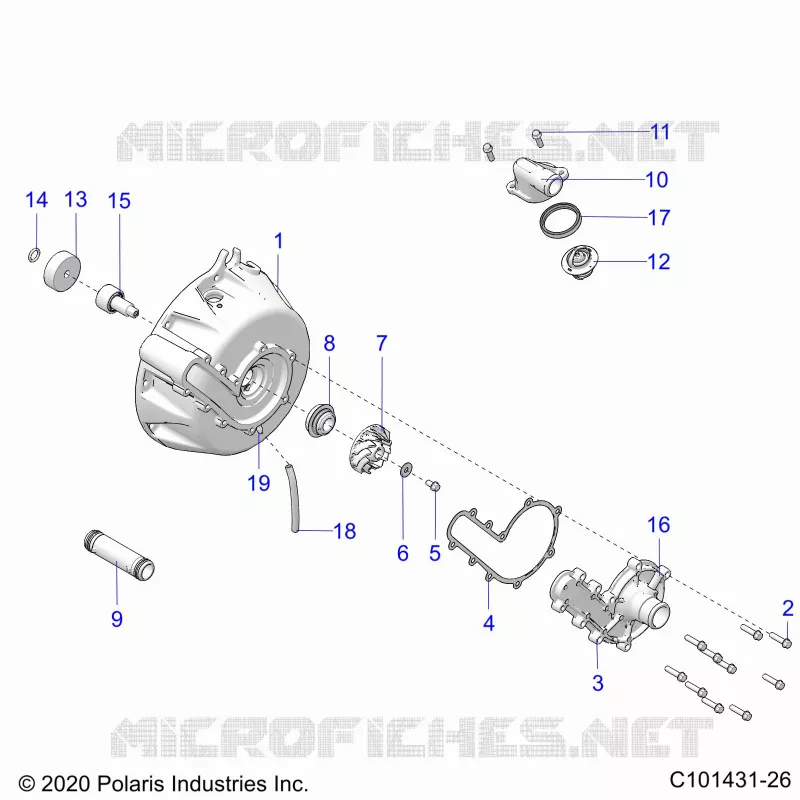 ENGINE, SISTEMA DE REFRIGERACIÃ“N AND WATER PUMP