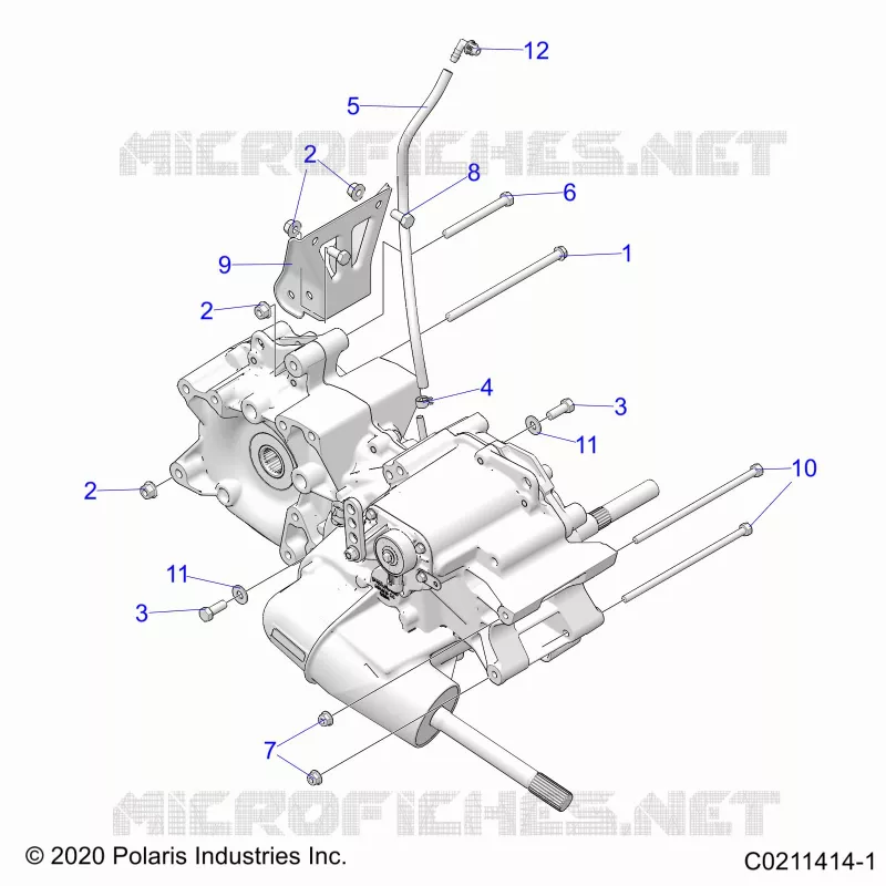 TREN, MAIN GEARCASE MOUNTING
