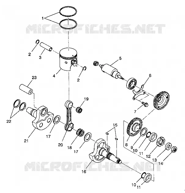 PISTÓN Y CIGÜEÑAL 4X4 350L W938139 (4924052405037A)