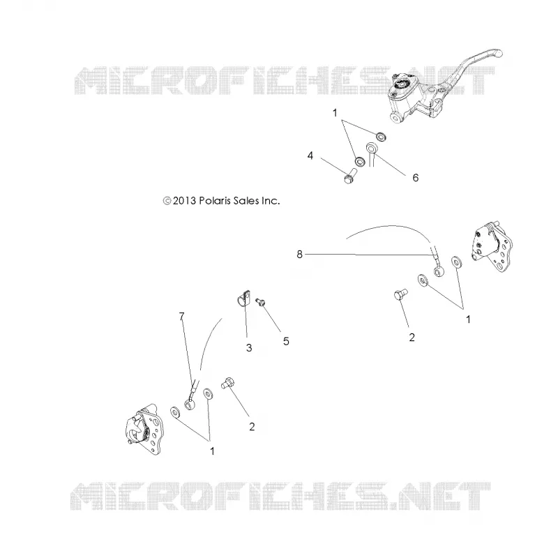 FRENO FRONTAL BRAKE LINES
