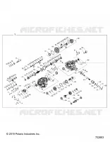 DRIVE TRAIN, PRINCIPAL GEARCASE INTERNALS