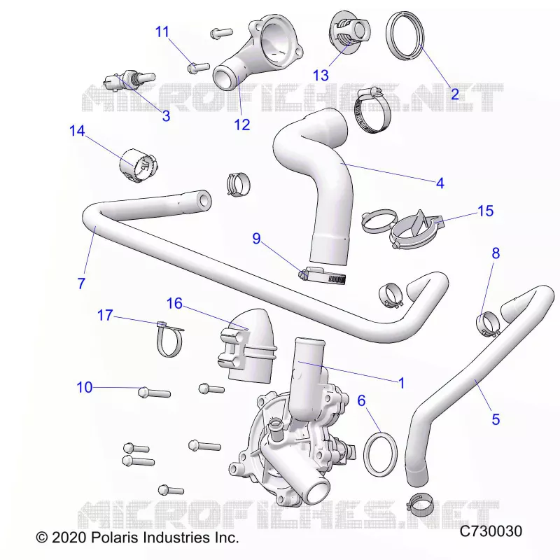 MOTOR, WATERPUMP AND BYPASS