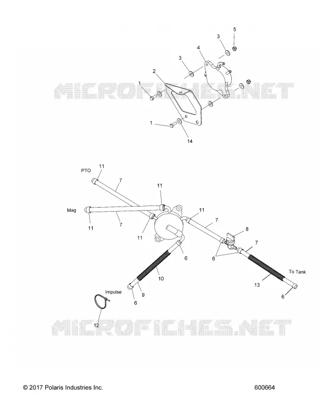 FUEL SYSTEM, BOMBA DE COMBUSTIBLE ASM.