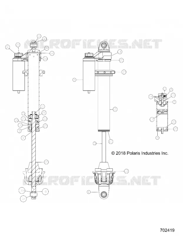 SUSPENSIÃ“N DELANTERA SHOCK INTERNALS